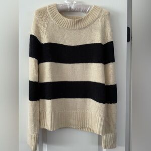 Chunky GAP Sweater - Thick Cream/Navy Stripes